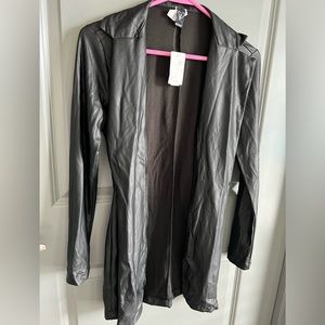 faux leather jacket. Size small.
